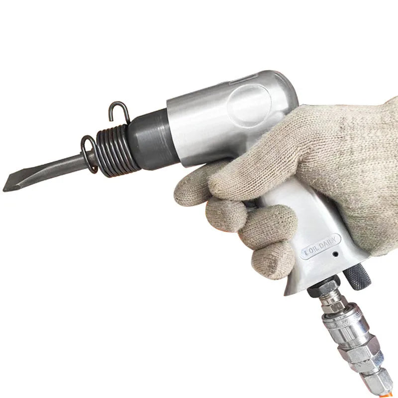 ImpactPro® Martillo neumático de tipo recto con mango Industrial de 1/4" cabezal removedor de óxido, herramienta neumática de cincel