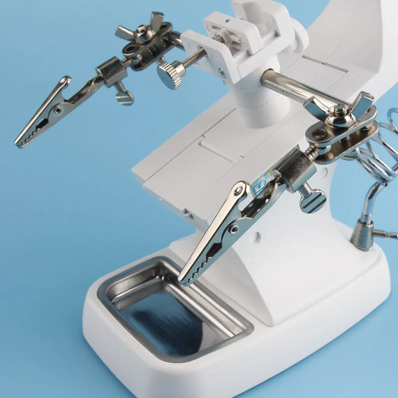 LUPSOLDER® Estación de soldadura con Lupa + 10 LED con brazos de 360°