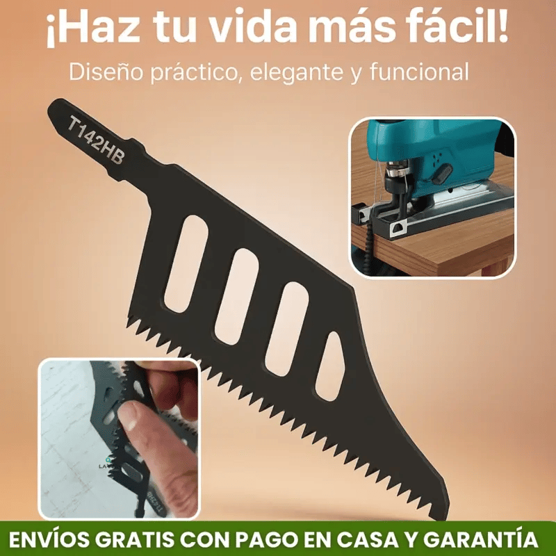 CORTE90® CUCHILLAS PARA SIERRAS CALADORAS DE 32MM DE ACERO UNIVERSAL