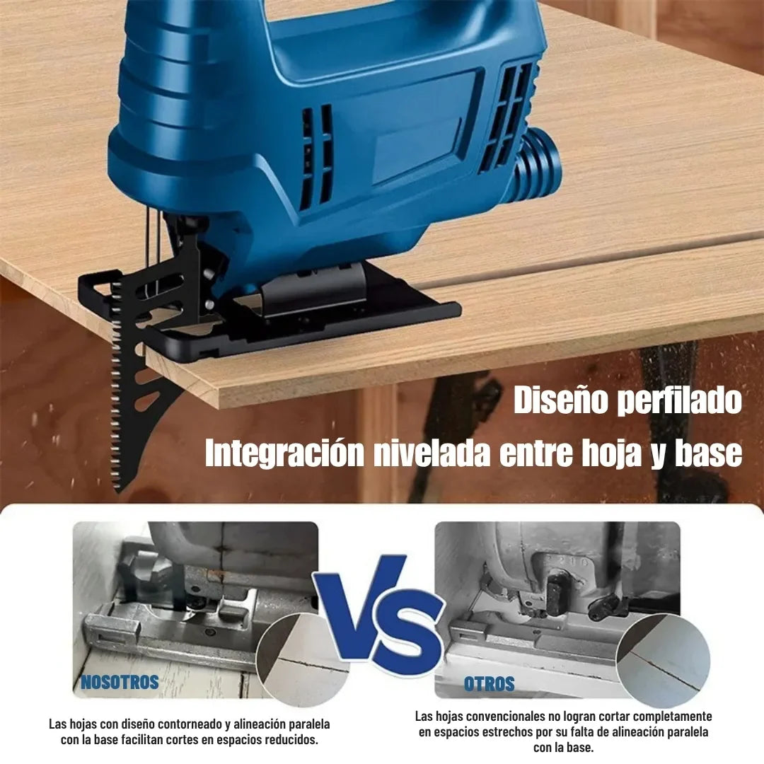 CORTE90® CUCHILLAS PARA SIERRAS CALADORAS DE 32MM DE ACERO UNIVERSAL