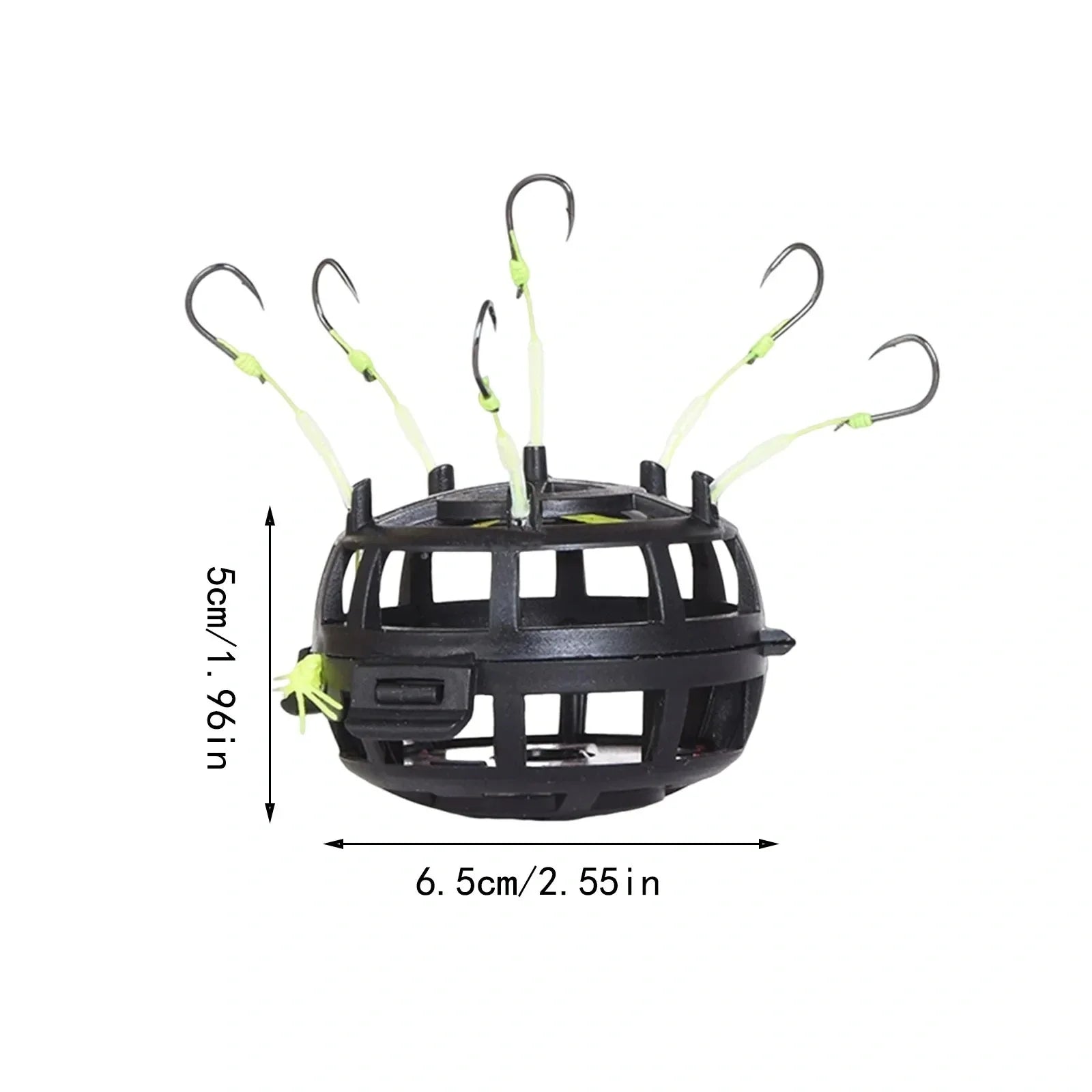 PESCAMAX® ANZUELO REVERSO DE 6 PUNTAS TIPO JAULA